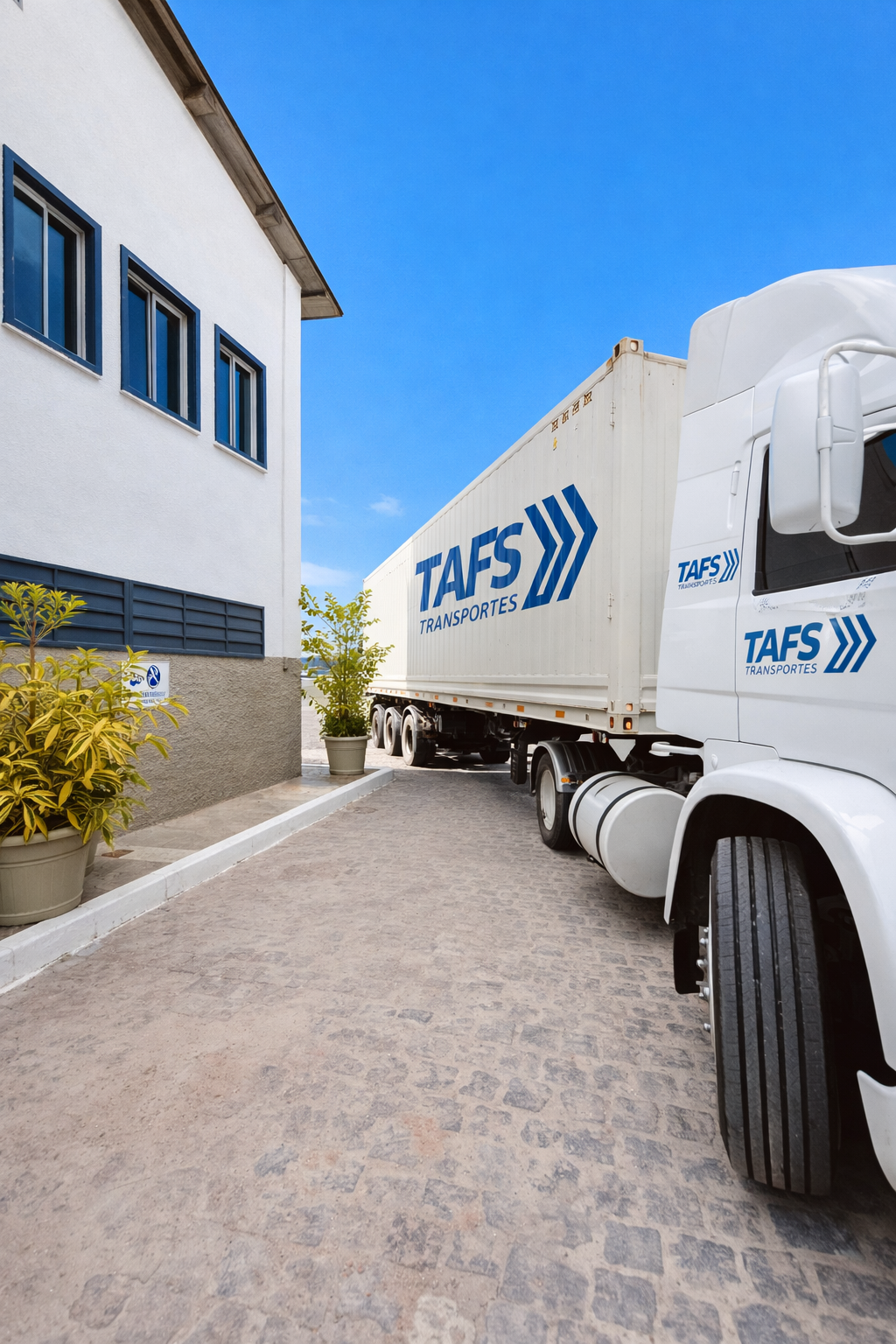 Frota da TAFS Transportes pronta para operação